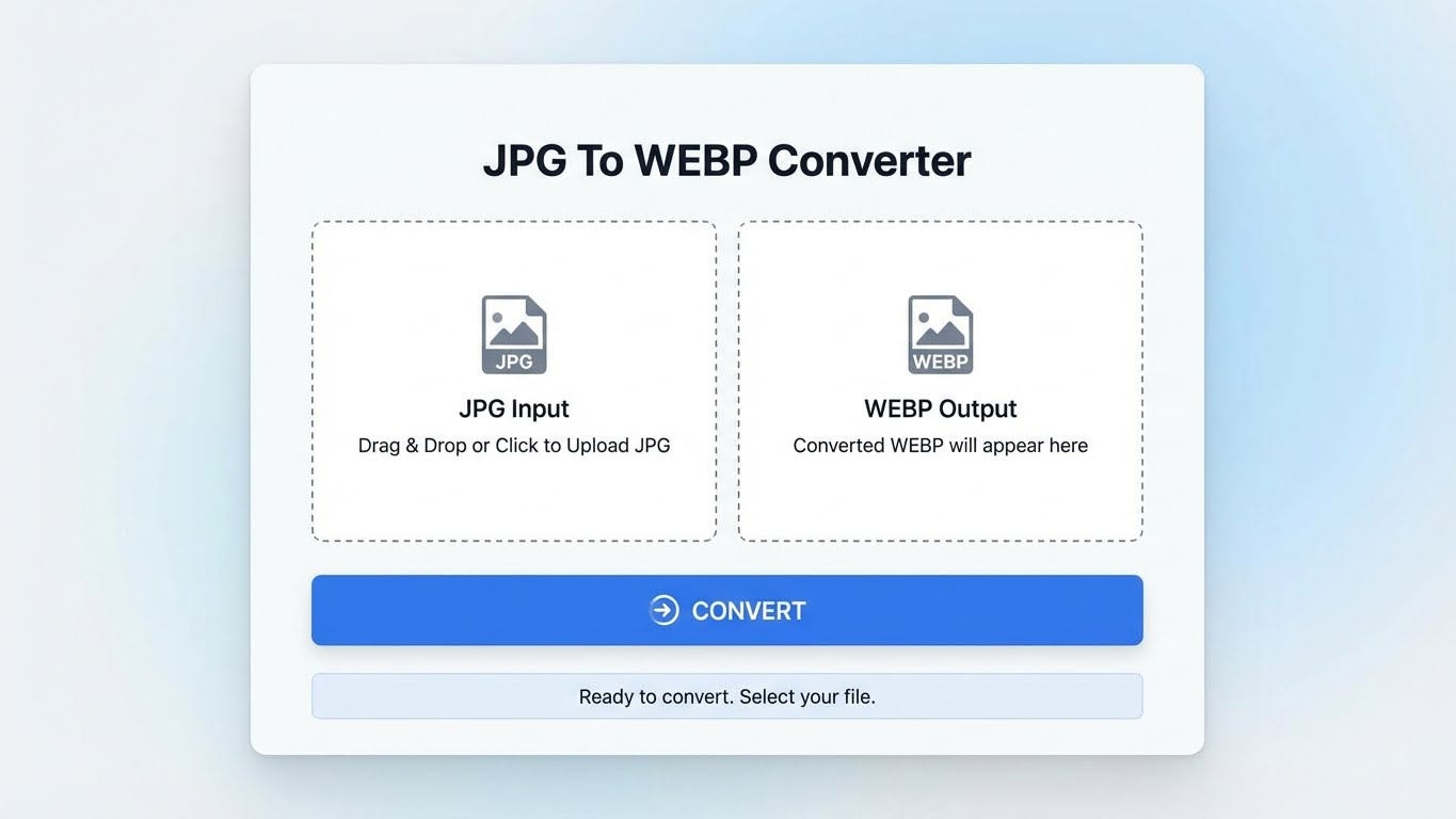 Free Online JPG To WebP Converter - WebTools Deck
