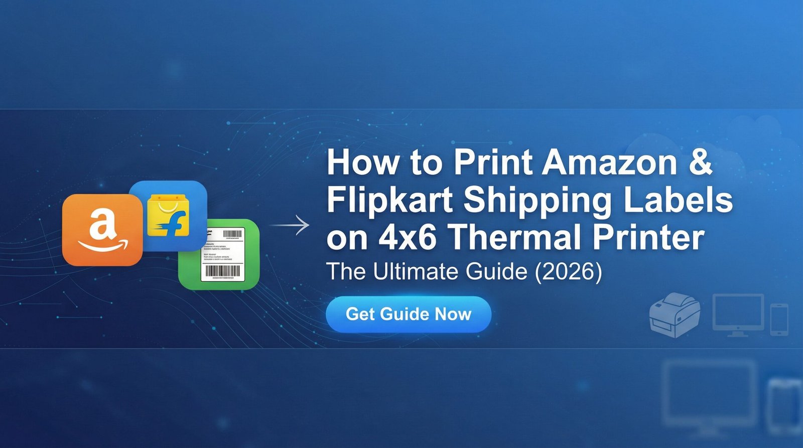 How to Print Amazon & Flipkart Shipping Labels on 4×6 Thermal Printer: The Ultimate Guide (2026)